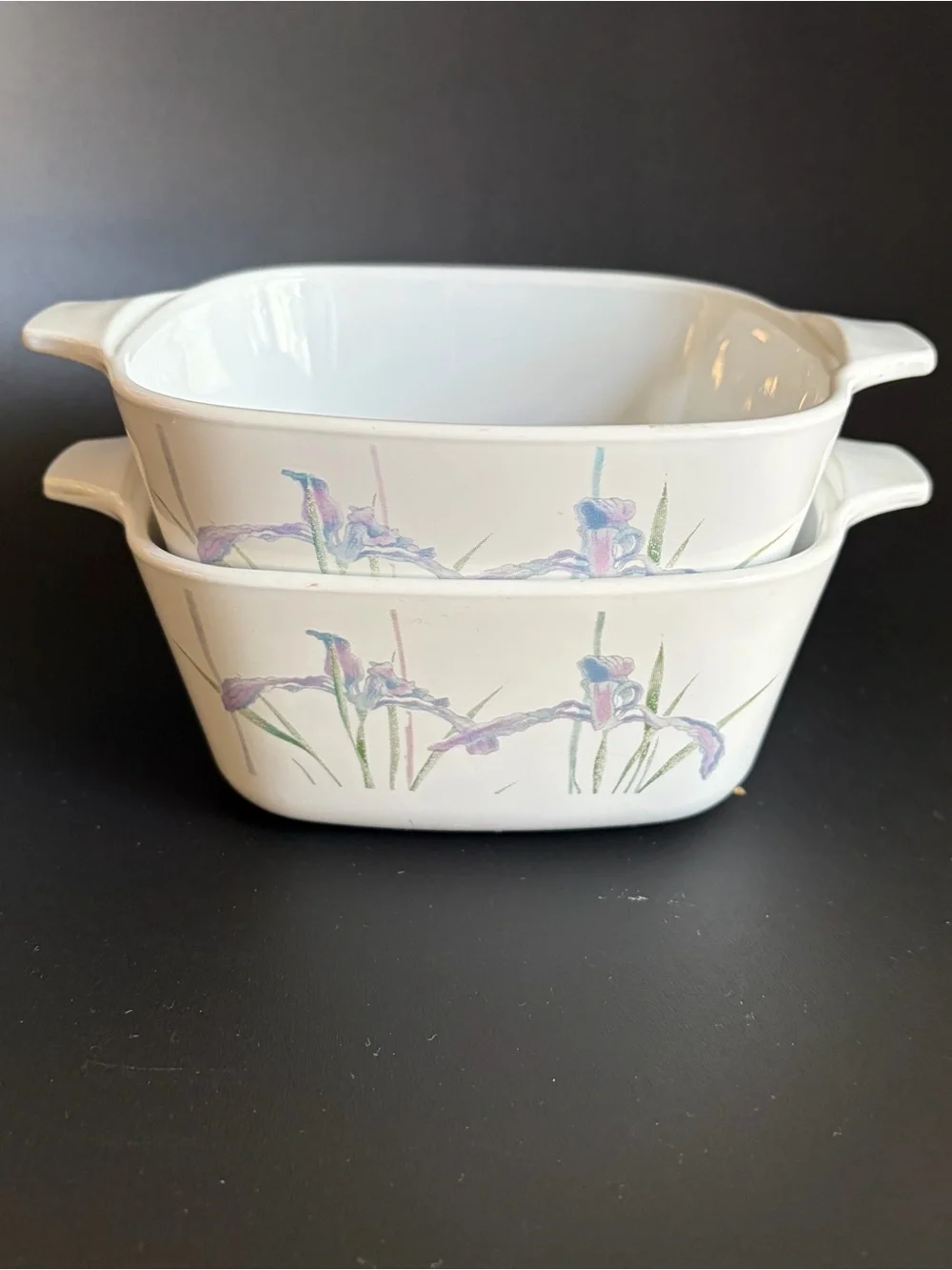 Corningware vintage shadow